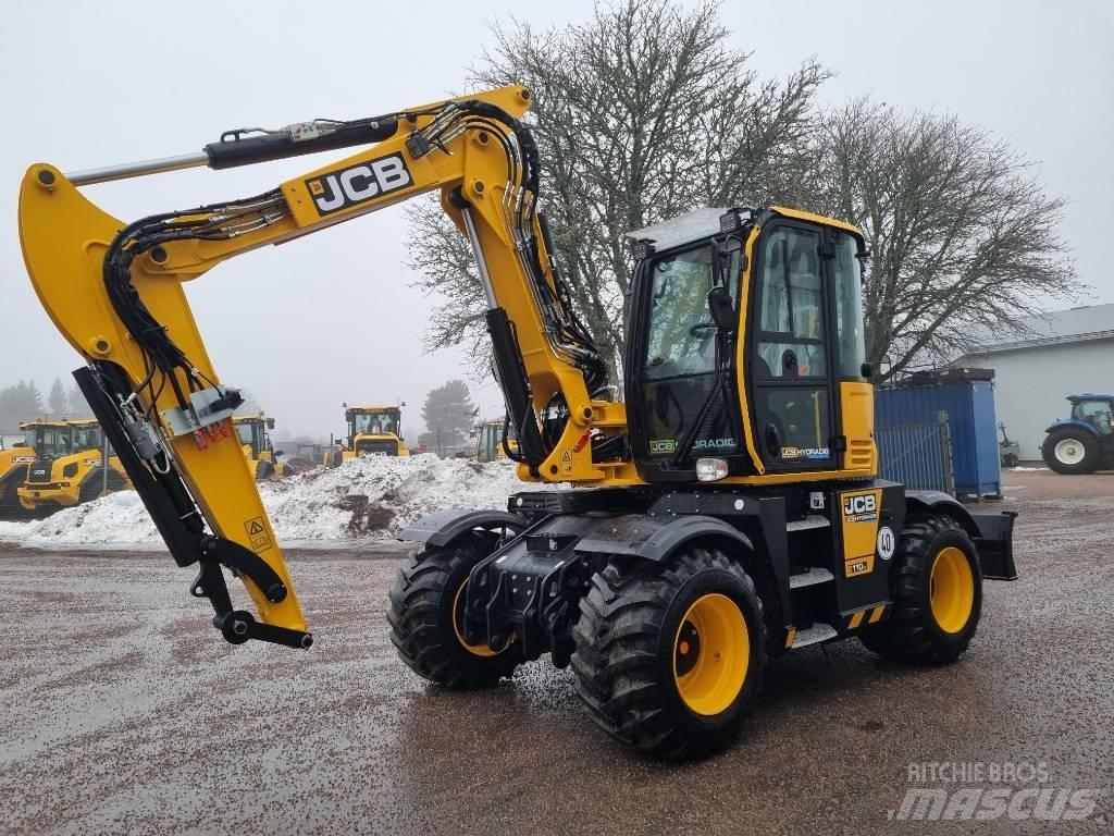 JCB Hydradig 110W Escavadoras de rodas