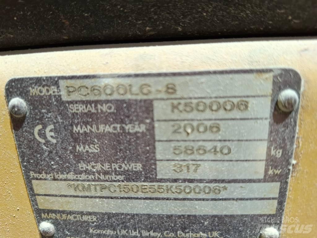 Komatsu PC 600 LC-8 Escavadoras de rastos