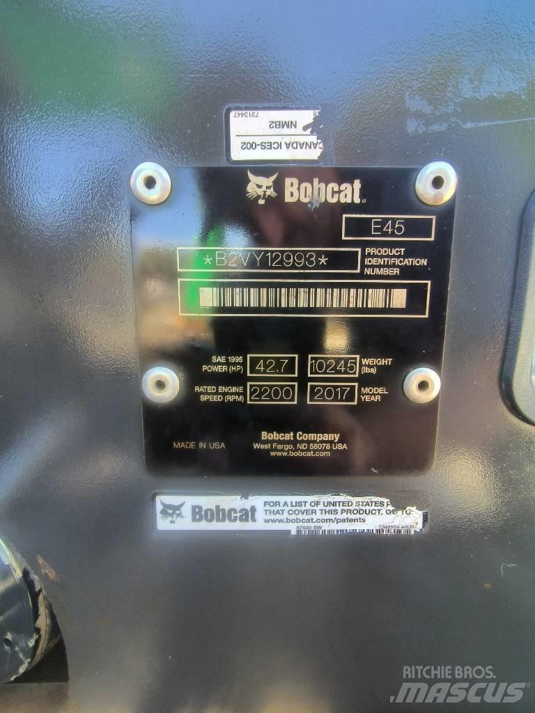 Bobcat E 45 Mini Escavadoras <7t