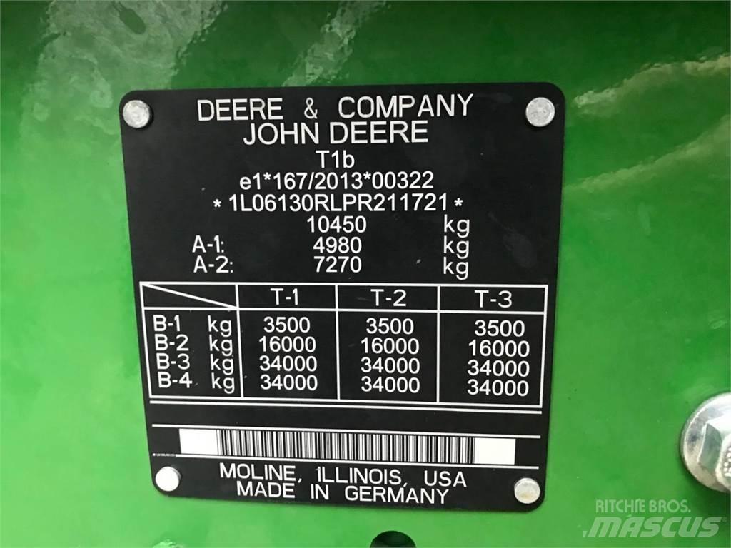 John Deere 6R 130 Tratores Agrícolas usados