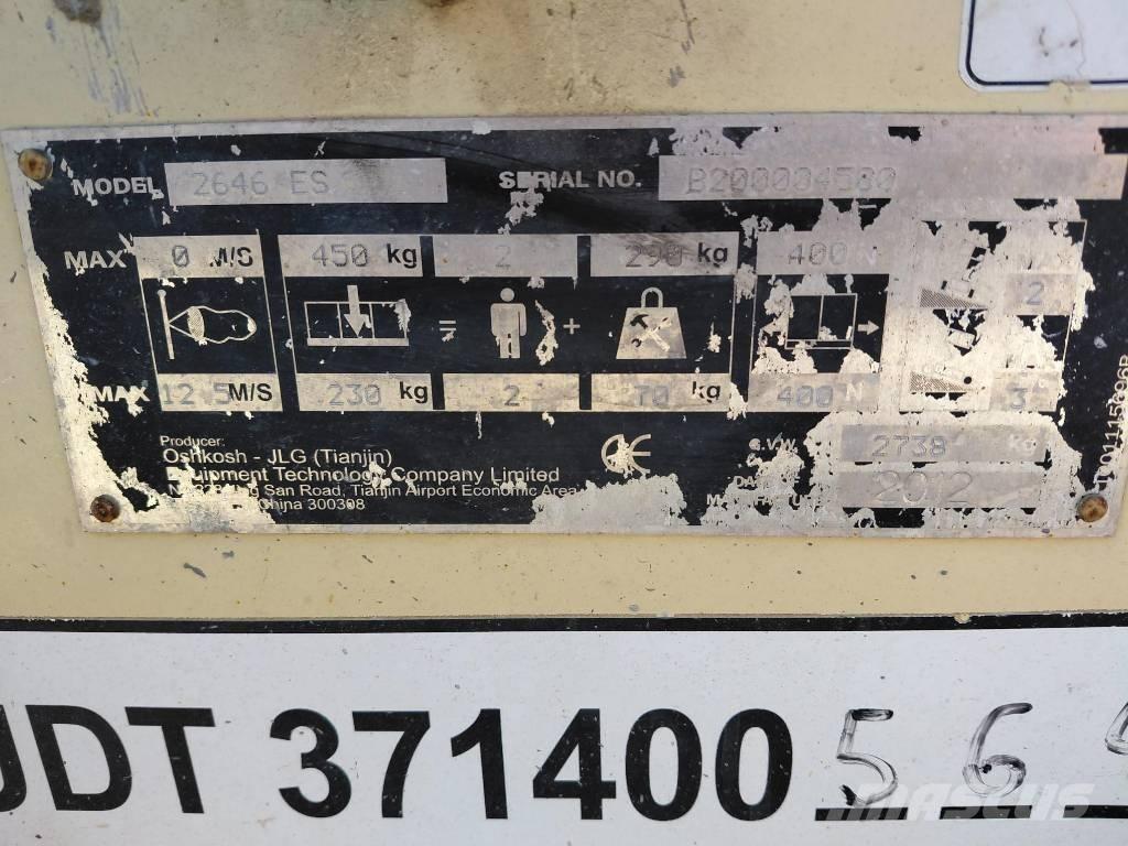 JLG 2646ES Elevadores de tesoura