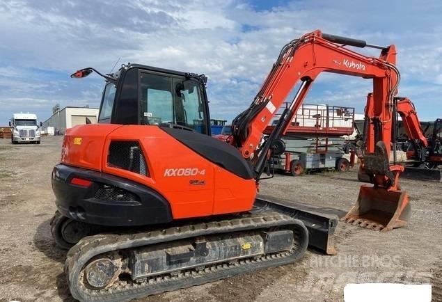 Kubota KX080-4S2 Escavadoras de rastos