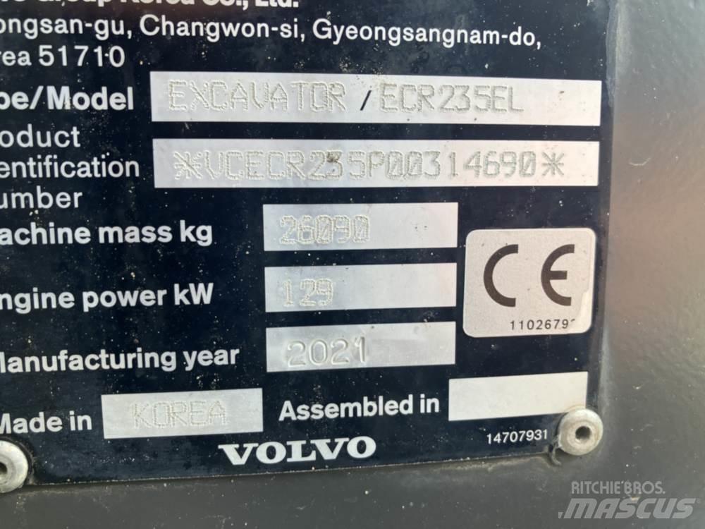 Volvo ECR235EL Escavadoras de rastos