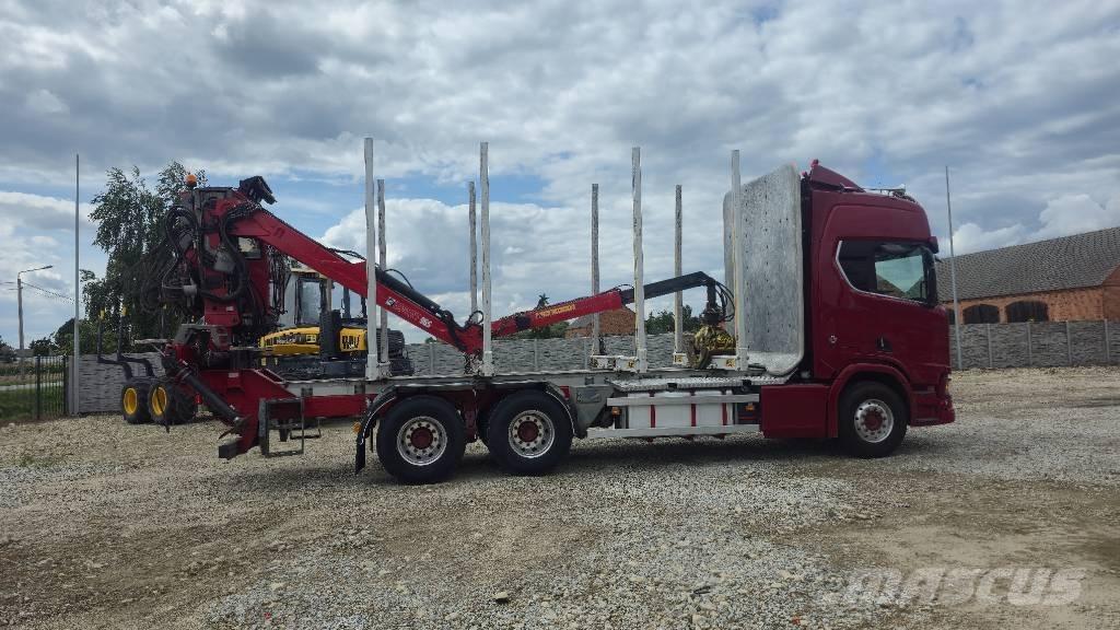 Scania R 650 Camiões de transporte de troncos
