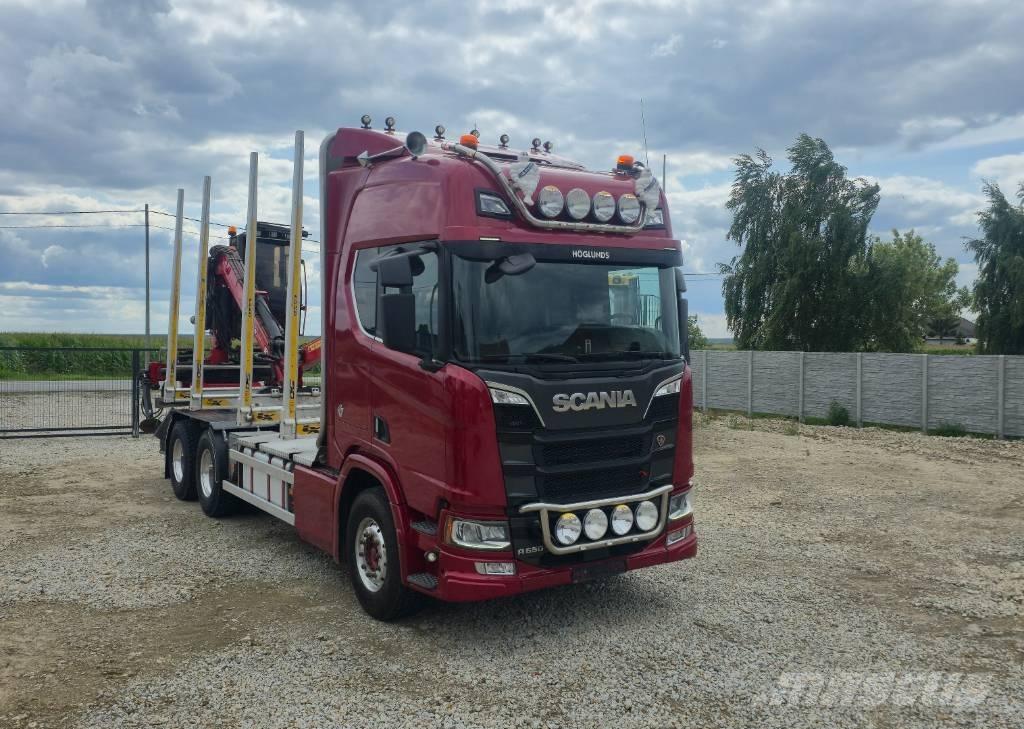 Scania R 650 Camiões de transporte de troncos