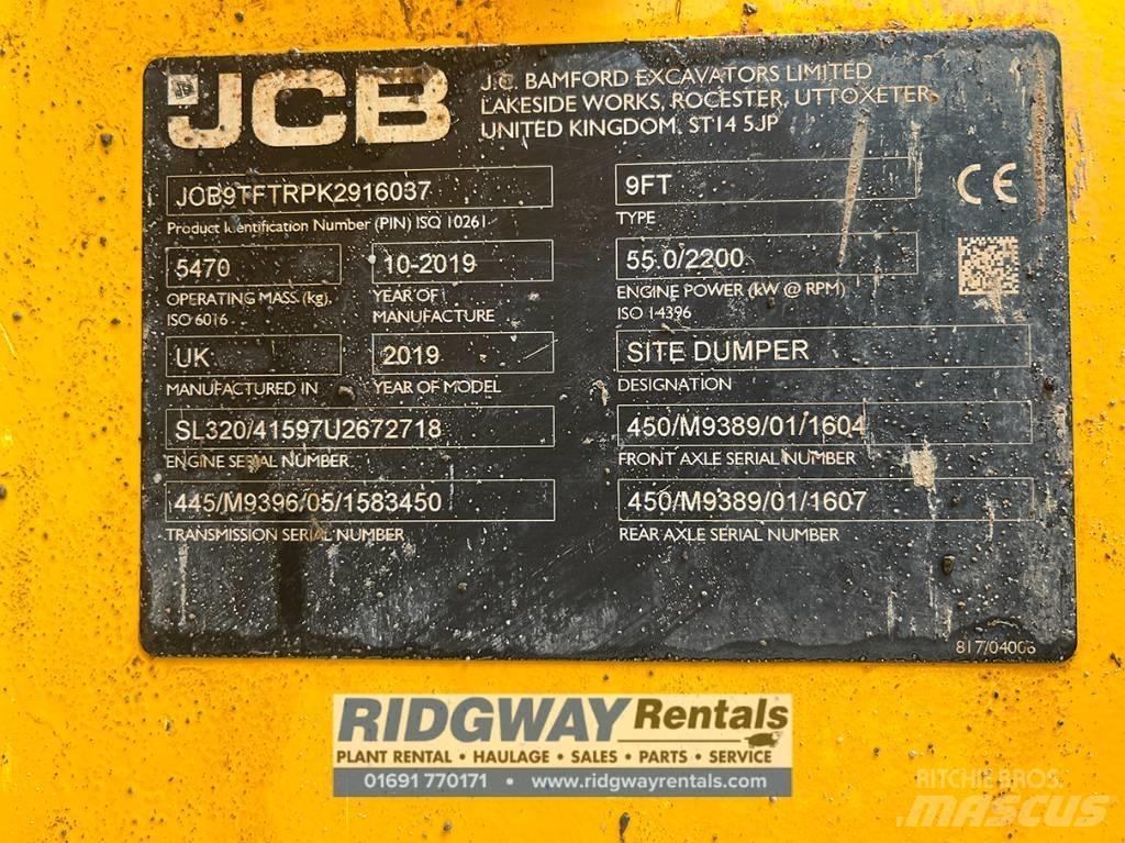 JCB 9 Ton dumper Dumpers de obras