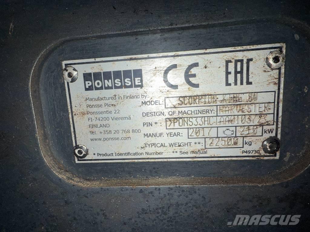 Ponsse Scorpion King Processadores florestais