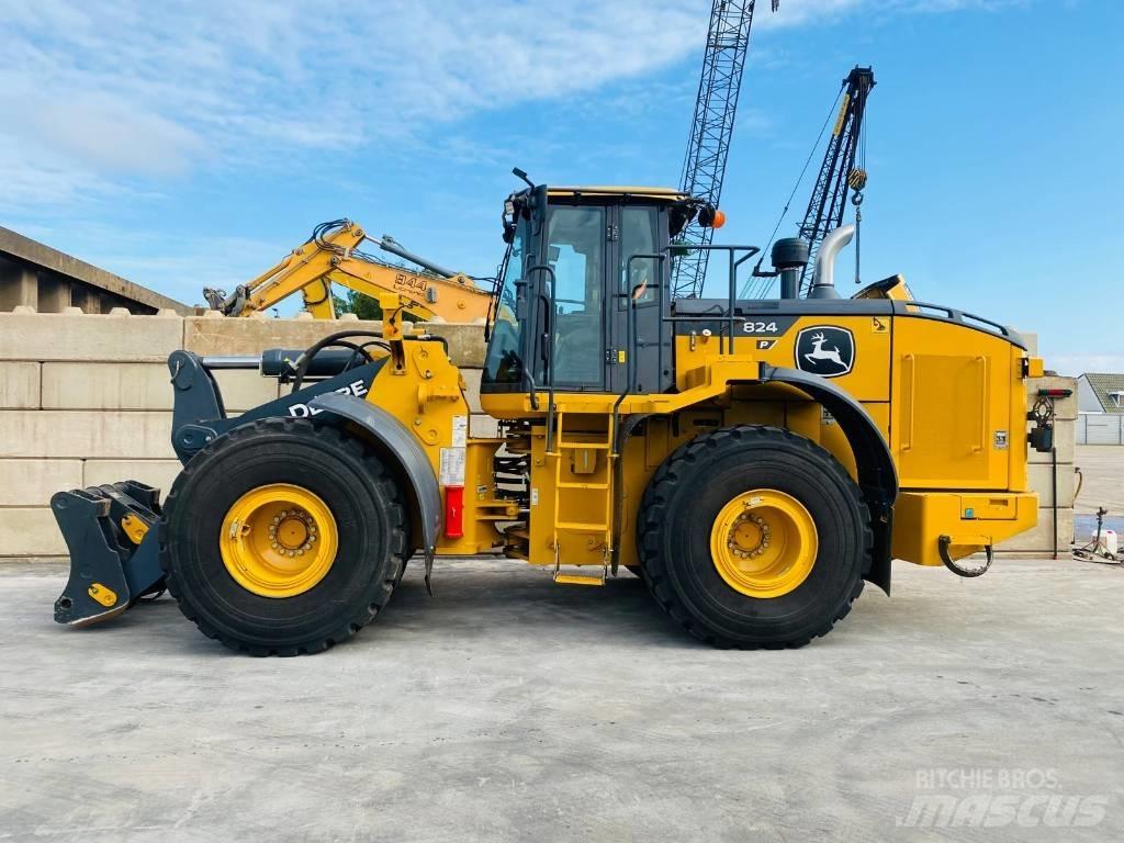 John Deere 824p Pás carregadoras de rodas