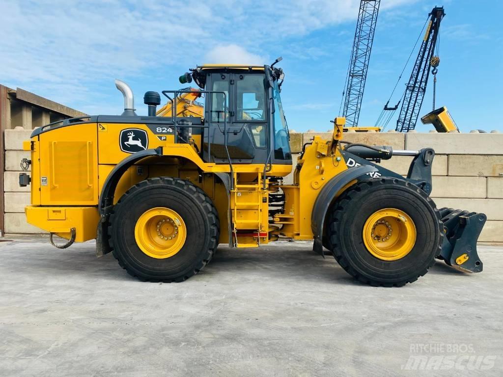 John Deere 824p Pás carregadoras de rodas