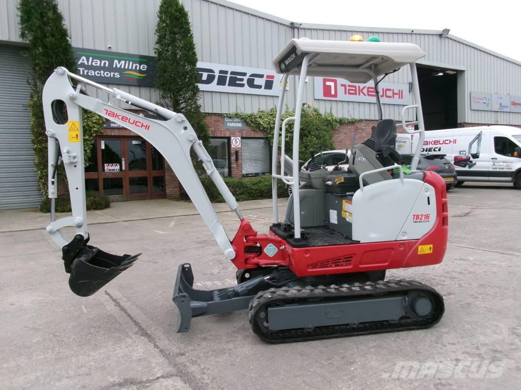 Takeuchi TB 216 Mini Escavadoras <7t