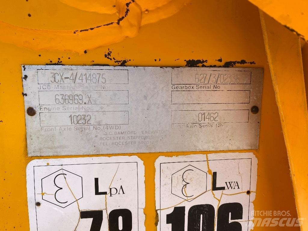 JCB 3 CX Retroescavadoras