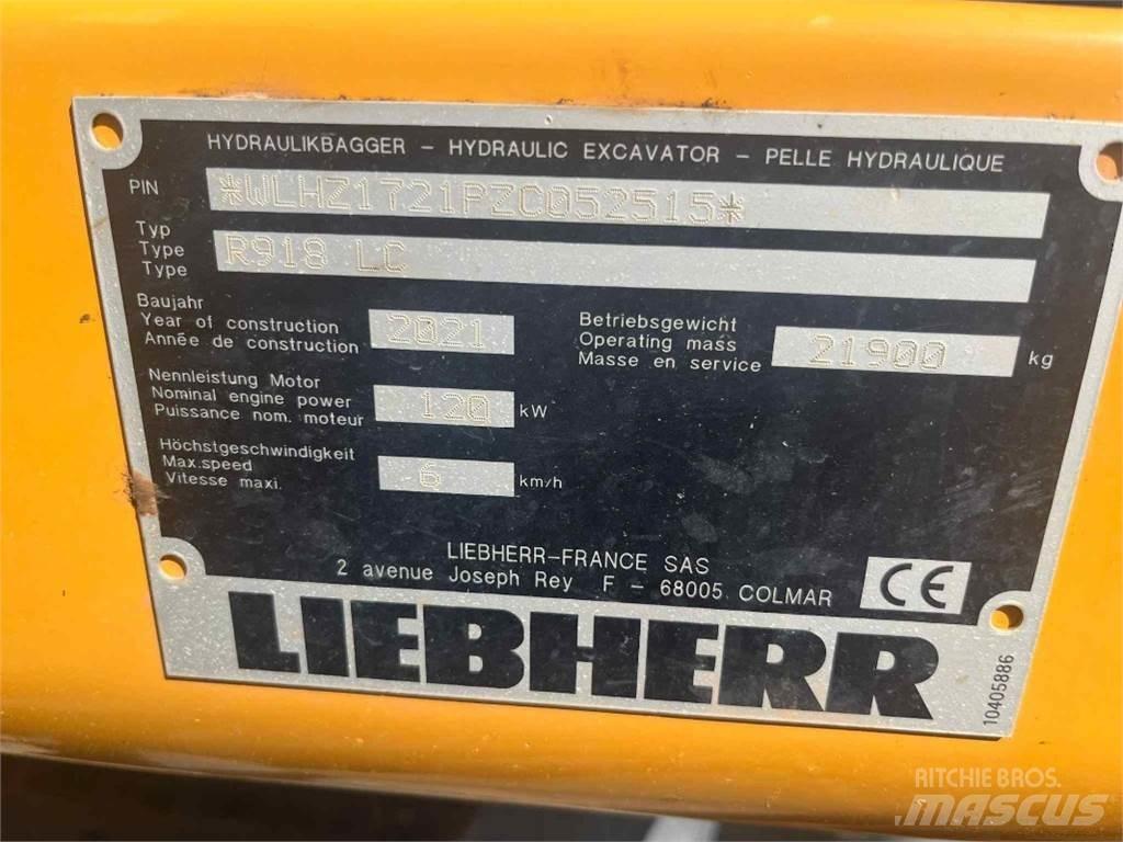 Liebherr R918 Escavadoras de rastos