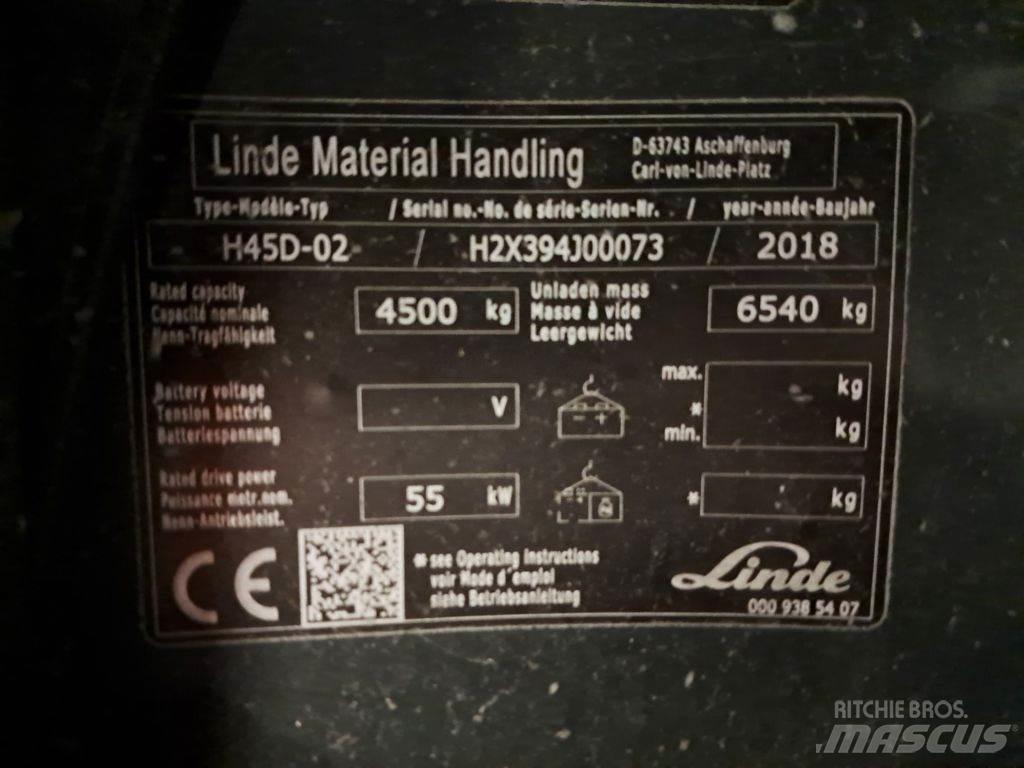 Linde H45D-02 Empilhadores Diesel