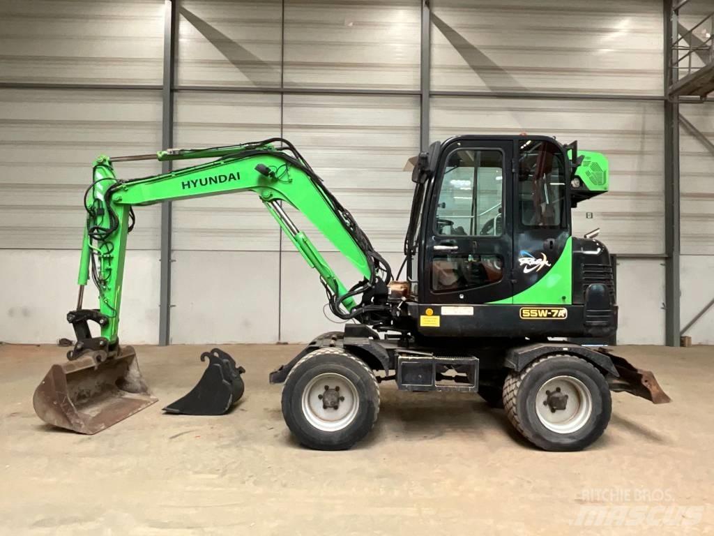Hyundai 55 W-7 A Escavadoras de rodas