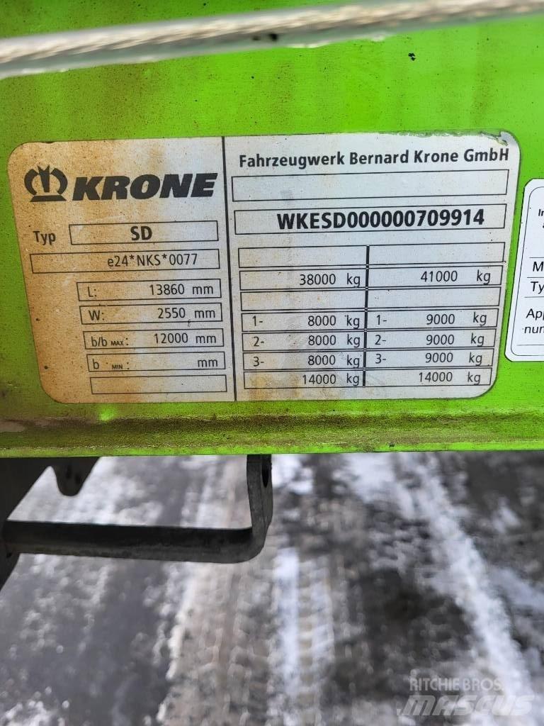 Krone SD Semi Reboques Cortinas Laterais