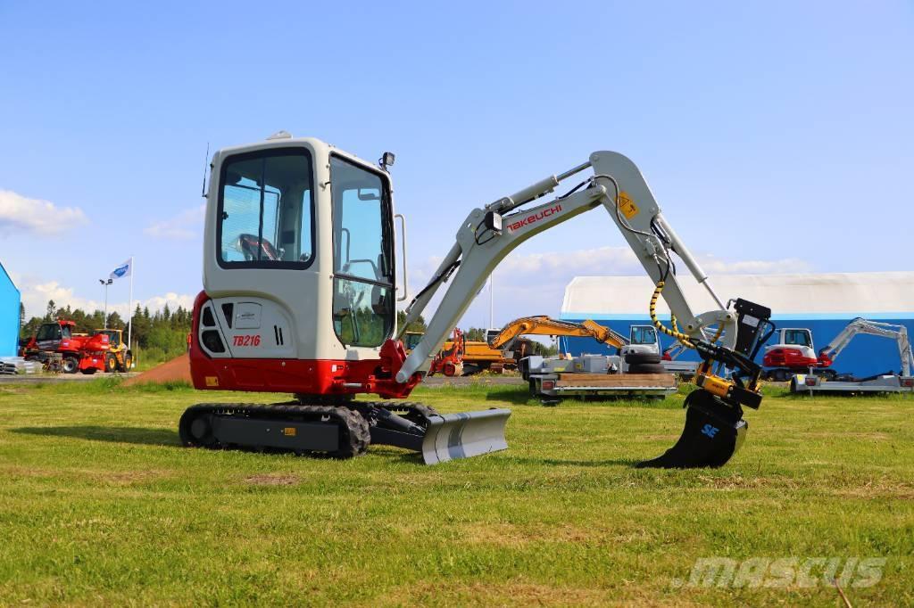 Takeuchi TB216 Mini Escavadoras <7t