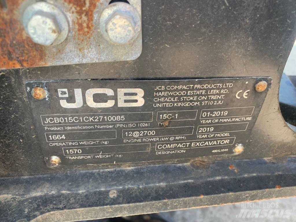 JCB 15 C-1 Mini Escavadoras <7t