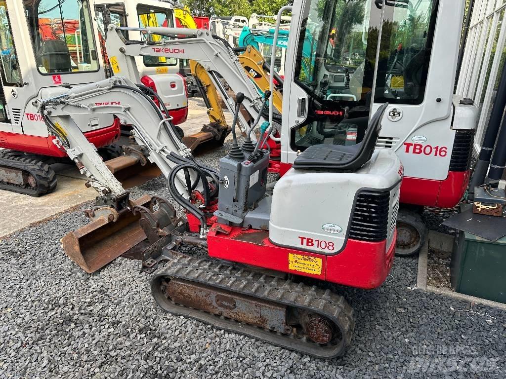Takeuchi TB108 Mini Escavadoras <7t