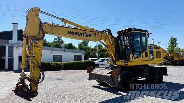 Komatsu PW 180-10 Escavadoras de rodas