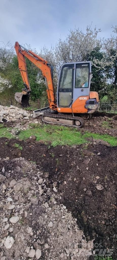 Hitachi Ex35 Mini Escavadoras <7t