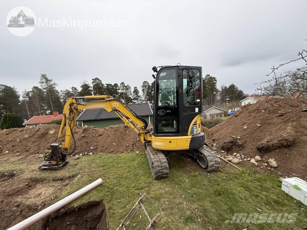 Komatsu PC 26 MR-3 Mini Escavadoras <7t