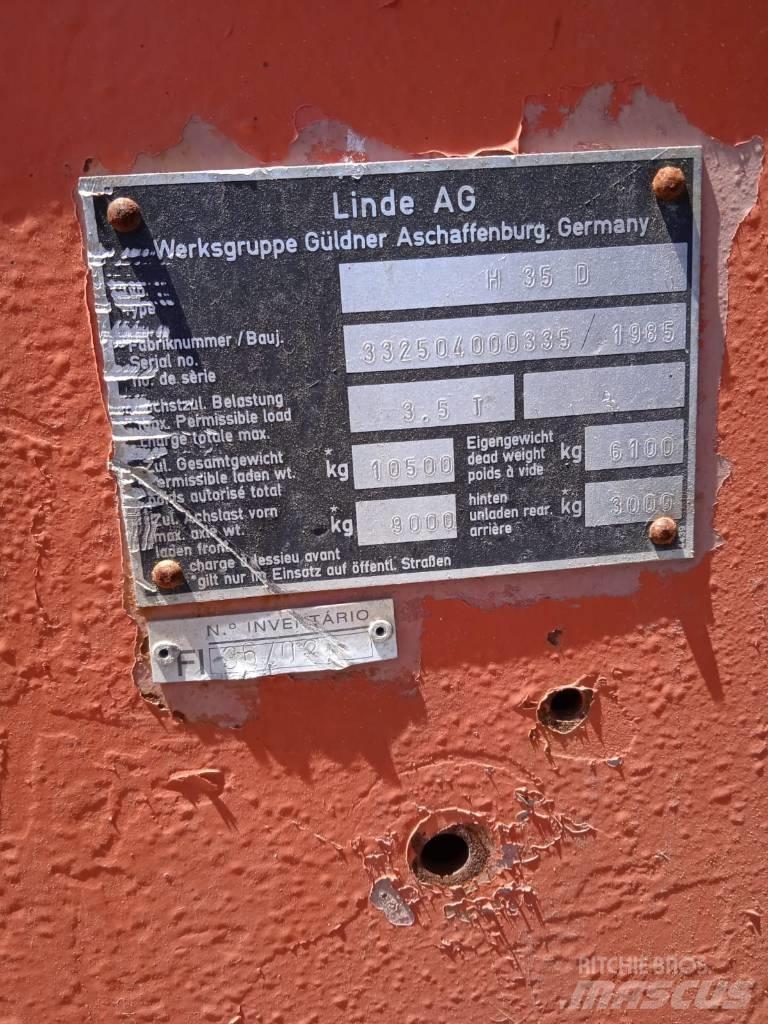 Linde H 35 D Empilhadores Diesel