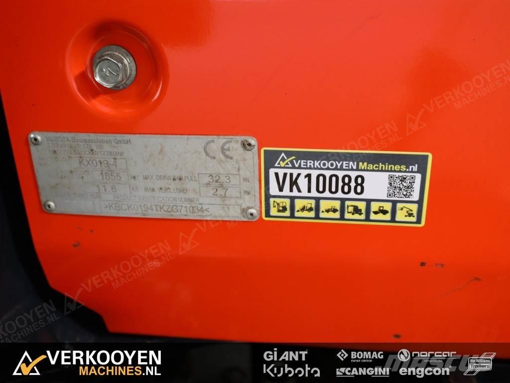 Kubota KX019-4 Mini Escavadoras <7t