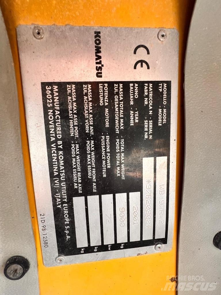 Komatsu WB 97 R-2 Retroescavadoras