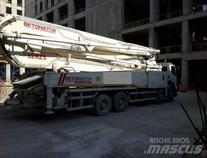 Betonstar 52M-5RZ Camiões bomba Betão
