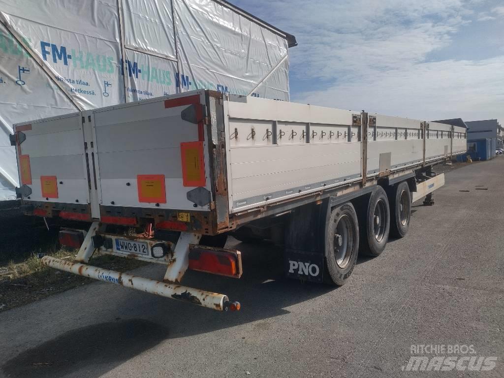 Krone alumiinilaidat Semi Reboques estrado/caixa aberta