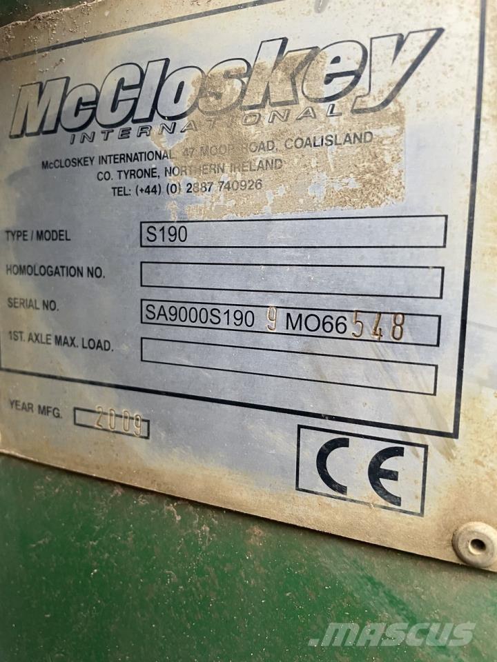 McCloskey S190 Perfuradoras para pedreiras / céu aberto