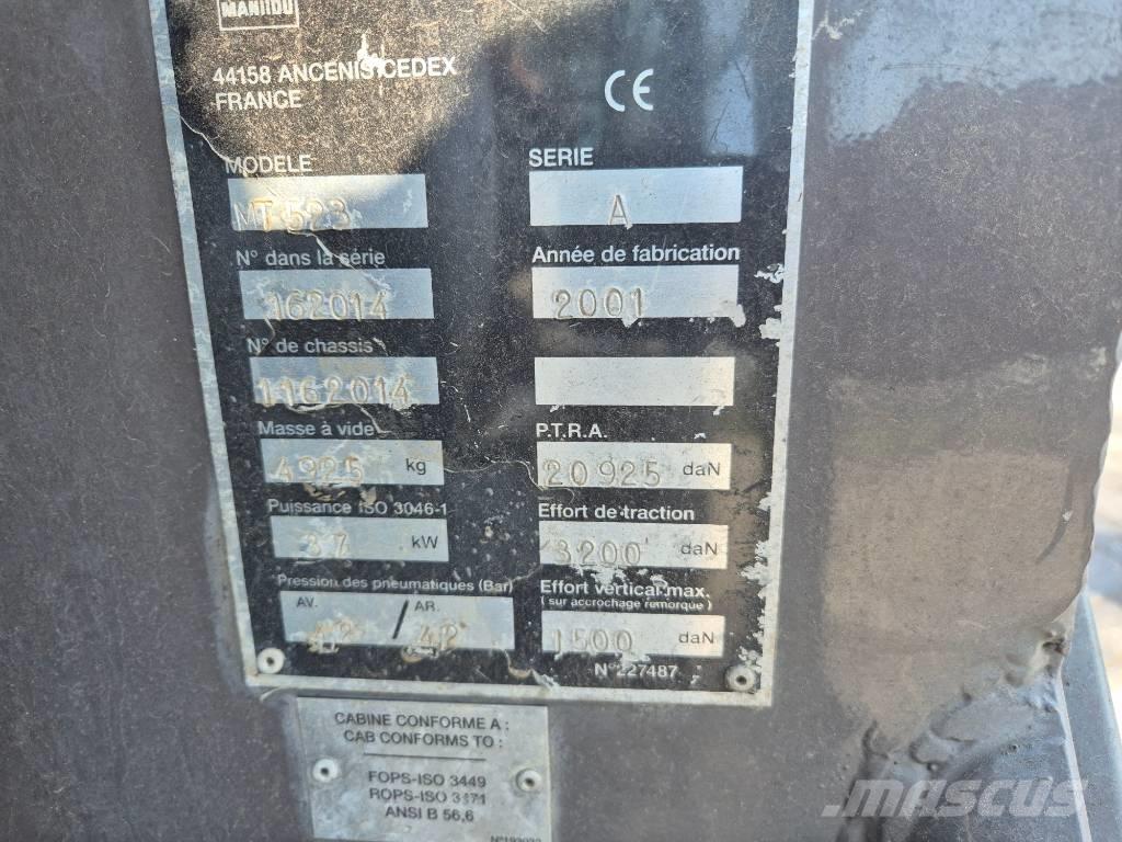 Manitou MT 523 Manipuladores telescópicos