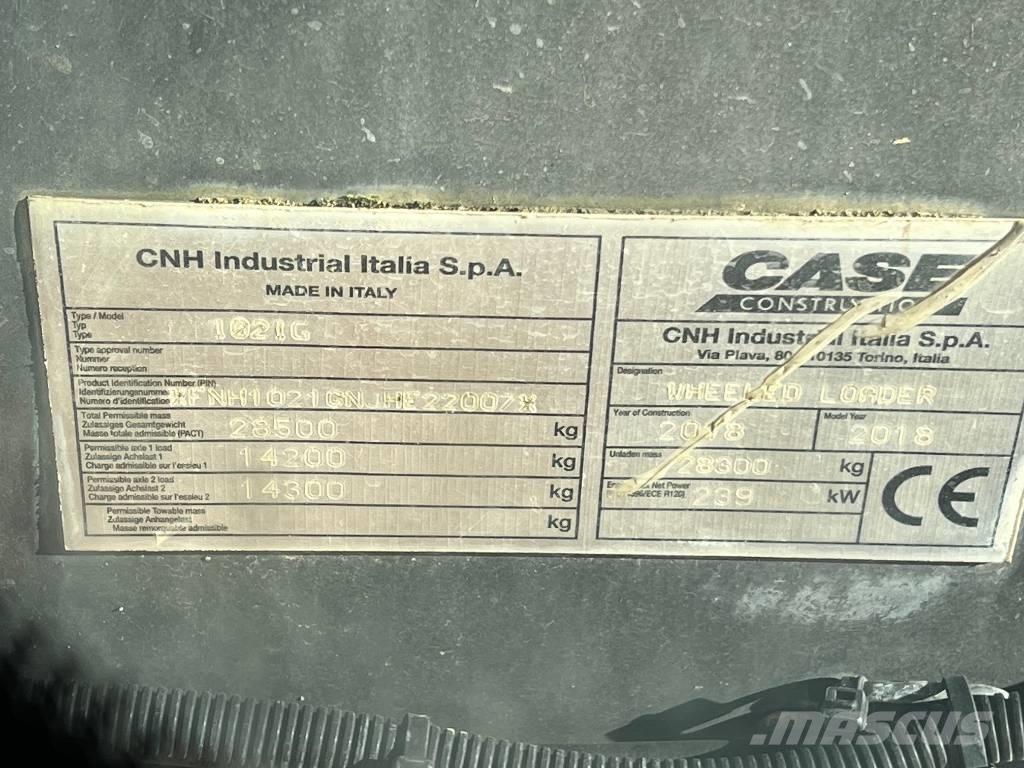 CASE 1021 G Pás carregadoras de rodas