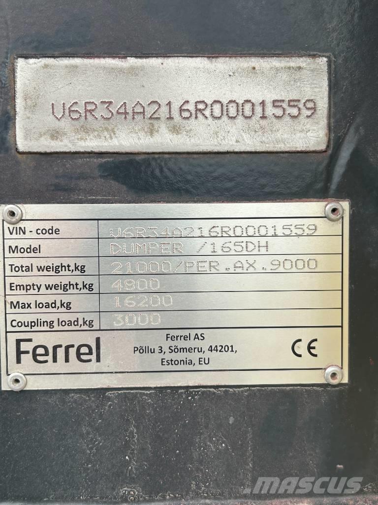 Ferrel 165DH Reboques Agrícolas basculantes