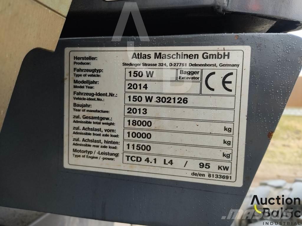 Atlas 150 W Escavadoras de rodas