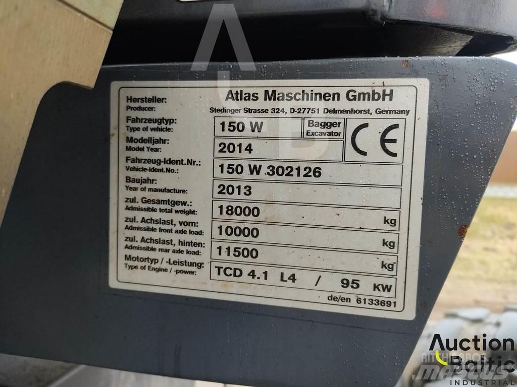 Atlas 150 W Escavadoras de rodas
