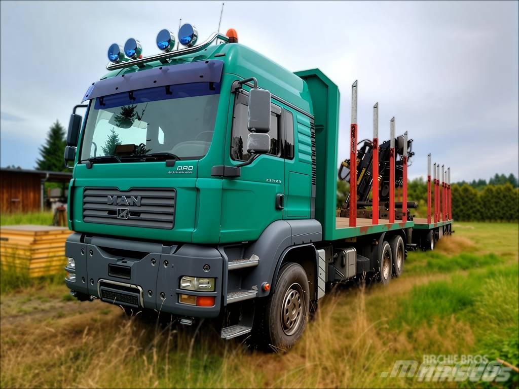 MAN TGA 33.430 Camiões de transporte de troncos