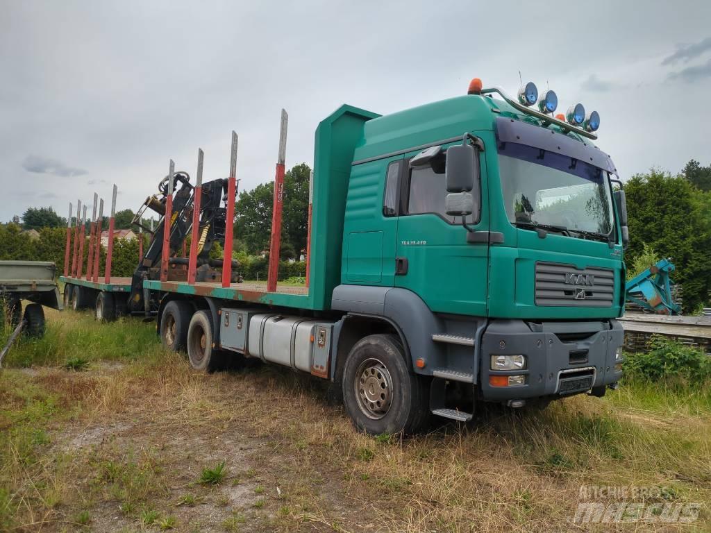 MAN TGA 33.430 Camiões de transporte de troncos