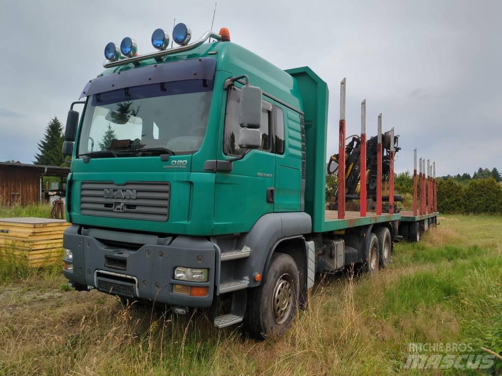 MAN TGA 33.430 Camiões de transporte de troncos