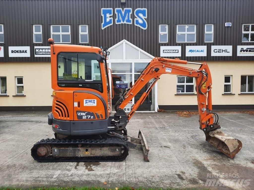 Doosan DX 27 Z Mini Escavadoras <7t
