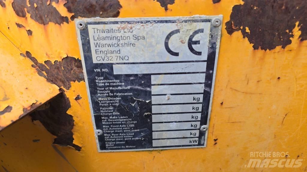 Thwaites 3 ton Dumpers de obras
