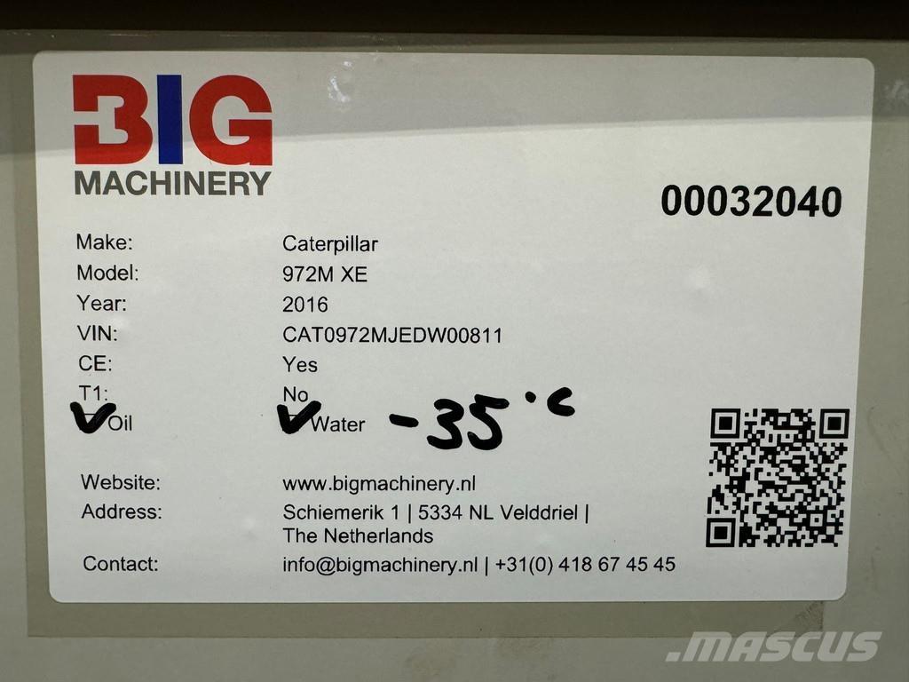 CAT 972M XE Pás carregadoras de rodas