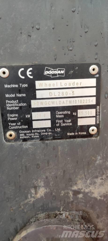 Doosan DL 280-5 Pás carregadoras de rodas