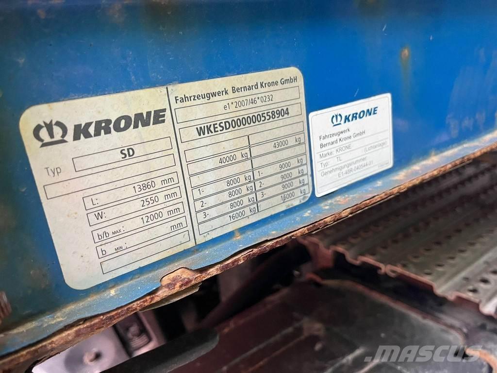 Krone SD Semi Reboques Cortinas Laterais