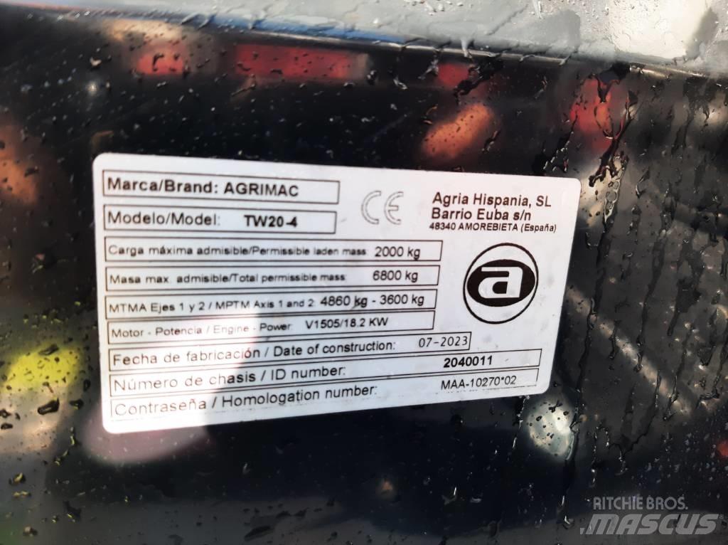 Agrimac TW20-4KL Empilhadores todo-terreno