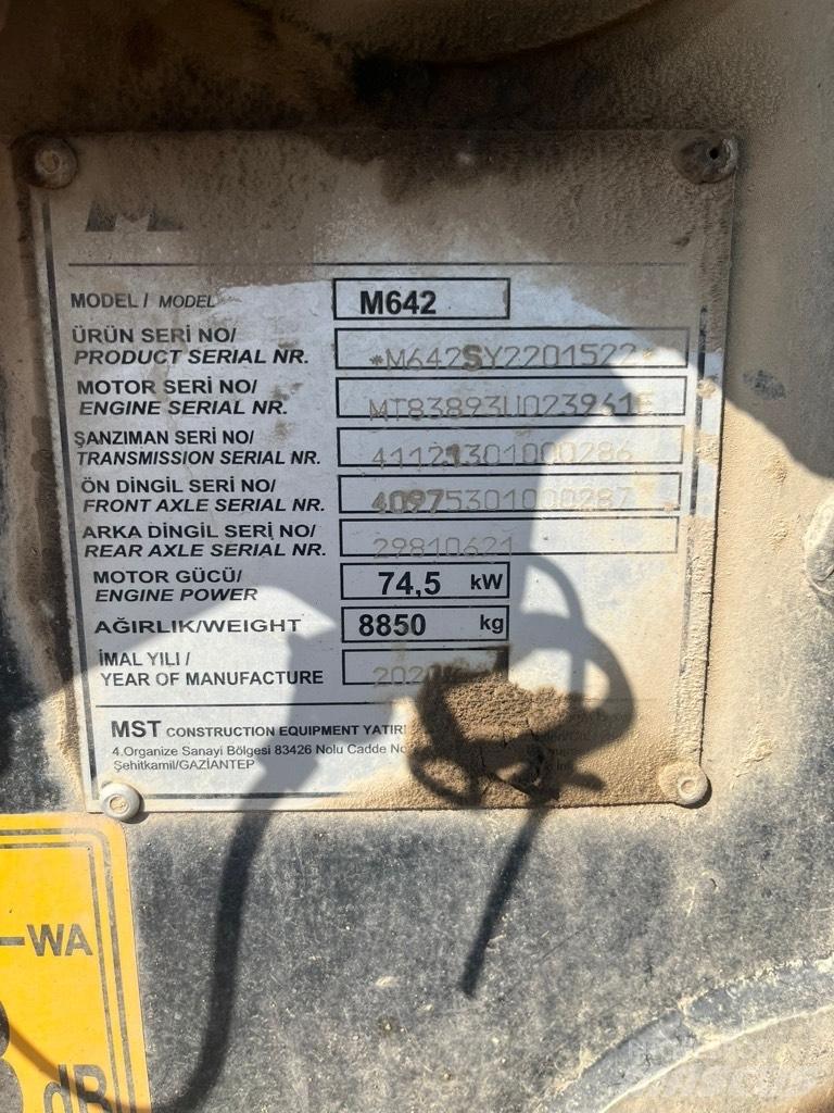 MST 642 Retroescavadoras