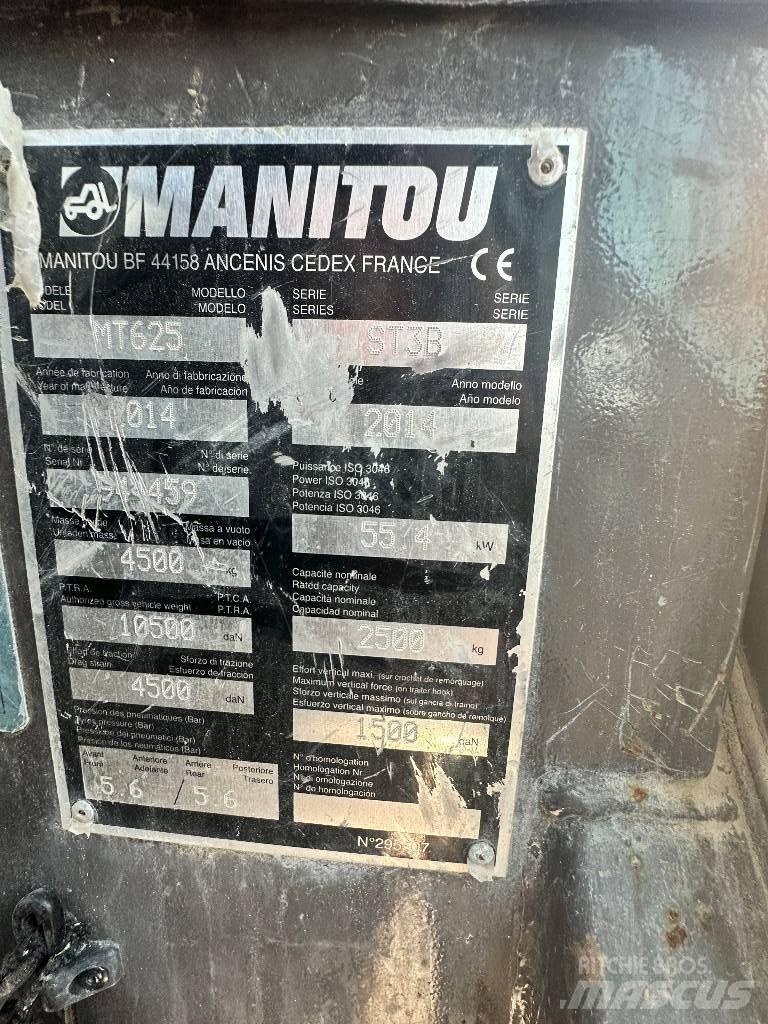 Manitou MT 625 Manipuladores telescópicos