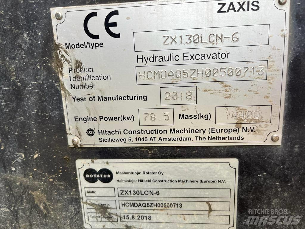 Hitachi ZX130LCN-6 Escavadoras de rastos