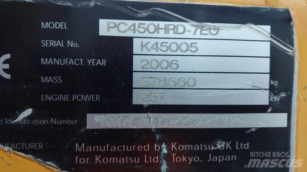 Komatsu PC450HRD-7E0 Escavadoras de demolição