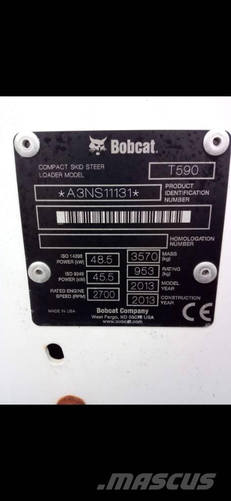 Bobcat T 590 Carregadoras de direcção deslizante